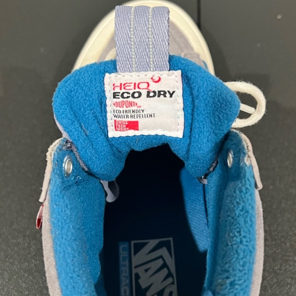 Unisex Vans Blue Sk8 High Top Shoes - Picture 6 of 10